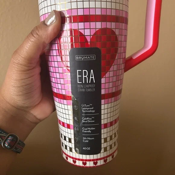 Anthropologie x Brumate “Love on Lock” 40oz. Tumbler - Picture 5 of 5